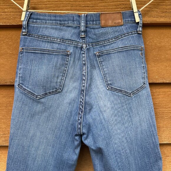 Madewell 10" High-Rise Skinny Ankle Crop Blue Jeans Size 27 - Picture 9 of 13